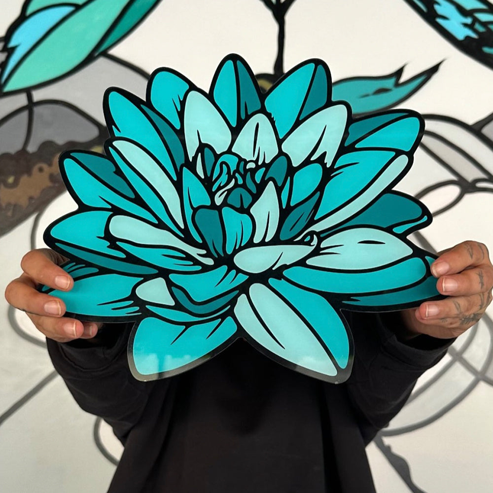 Bored Again 18" Acrylic Giclée Die Cut Print by David Flores