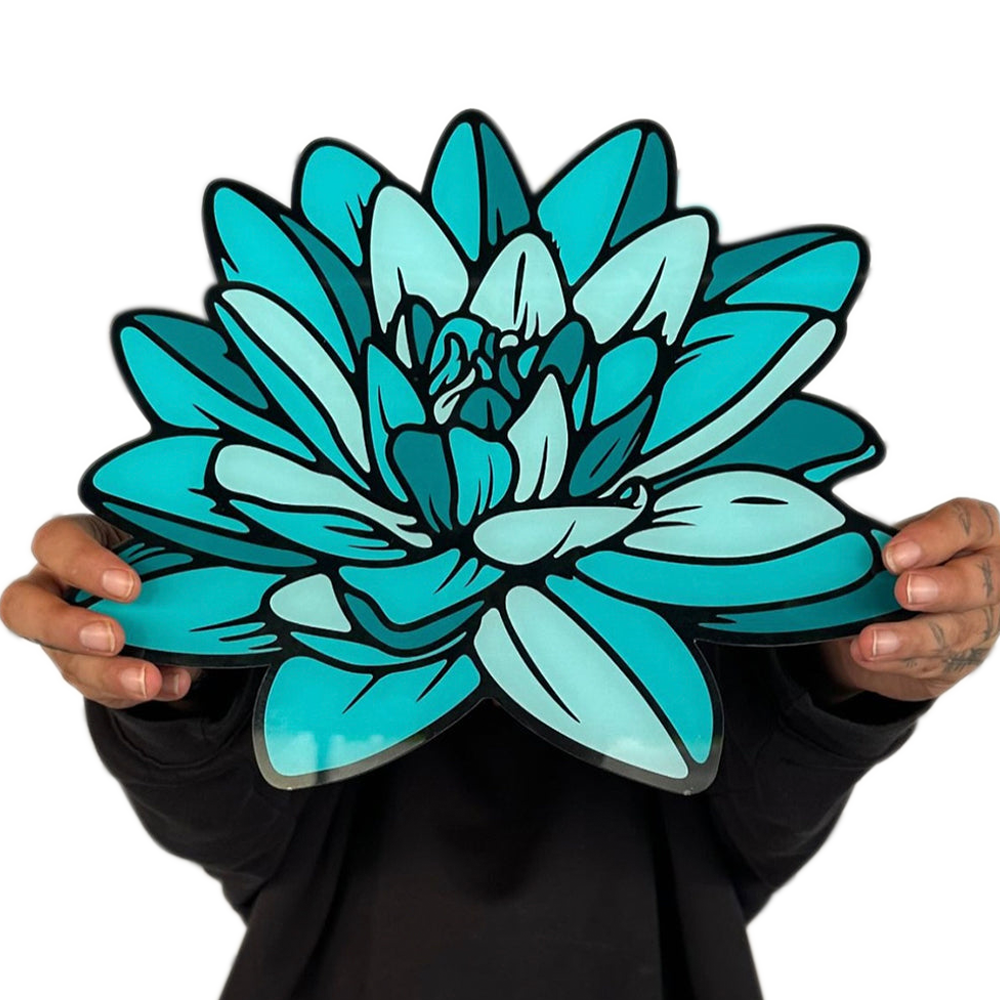 Bored Again 18" Acrylic Giclée Die Cut Print by David Flores